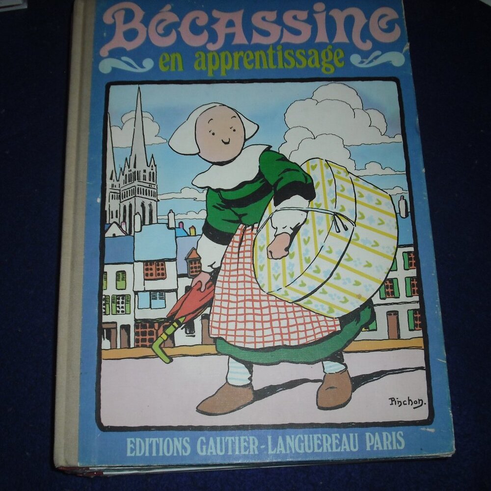 Vintage Becassine en apprentissage 1947 by Pinchon J.-P.Caumery French